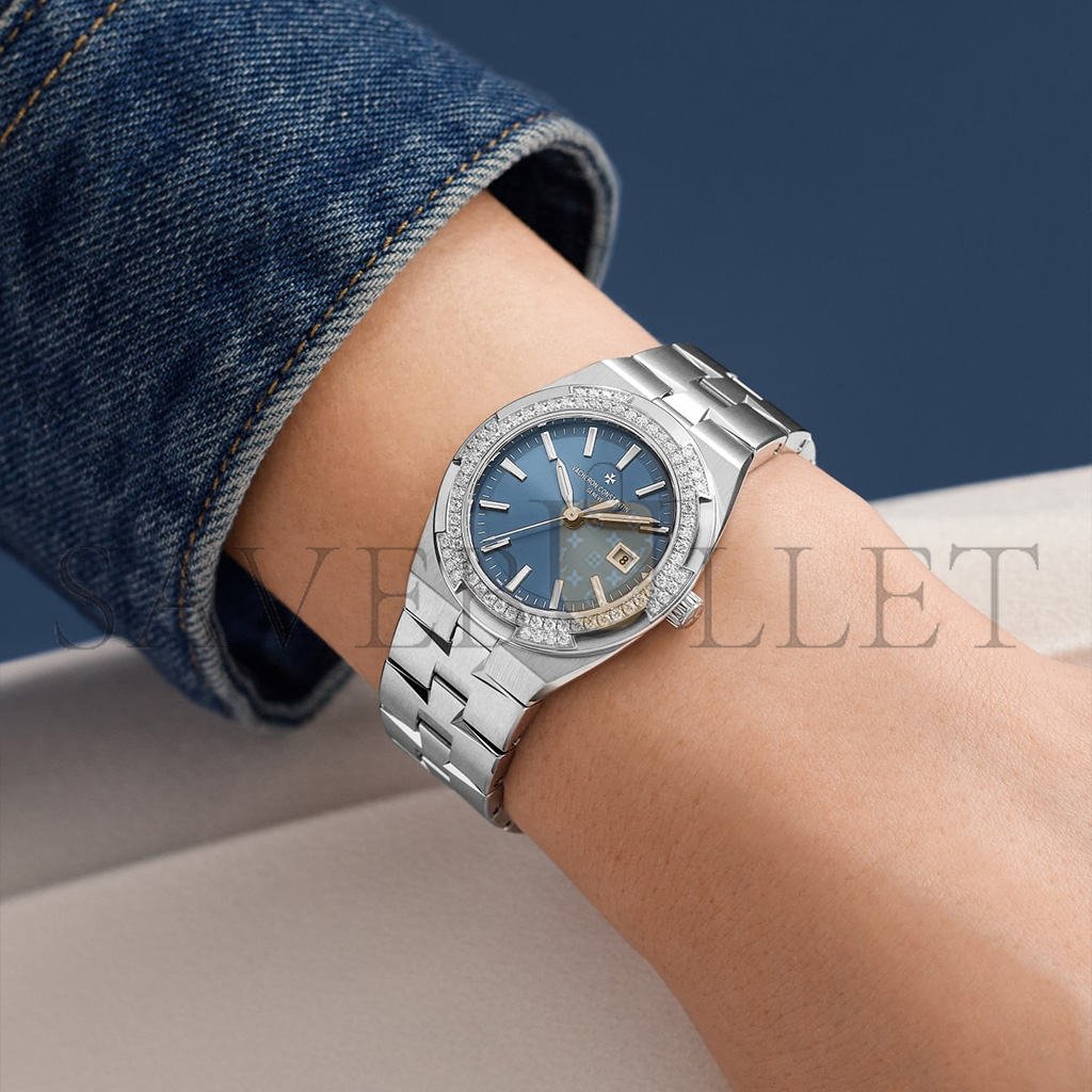 VACHERON CONSTANTIN OVERSEAS QUARTZ 33 MM STEEL WATCH 1225V/200A-B590 VACHERON CONSTANTIN OVERSEAS QUARTZ 33 MM STEEL WATCH 1225V/200A-B590